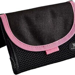 Running Buddy Unisex Running Fanny Pack, Pink Trim, Small